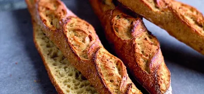 Bagietka z kiełkami owsa