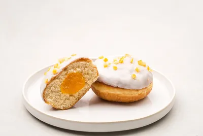 Pączek wegański z nadzieniem 