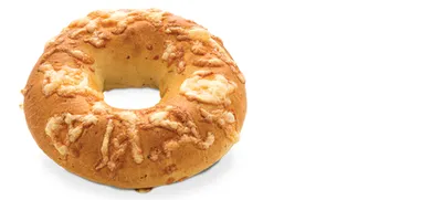 Bajgiel z warzywami i przyprawami